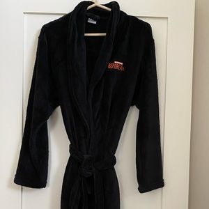 90 Day Fiancé Black Plush Robe